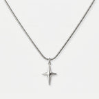 Men's Decorative Four-Point Star Necklace