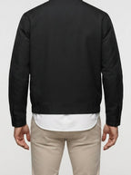 Men's Autumn Bomber Jacket with Zip Front