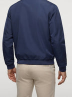 Men's Autumn Bomber Jacket with Zip Front