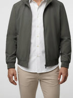 Men's Autumn Bomber Jacket with Zip Front