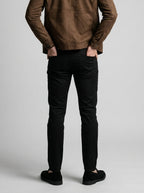Men's Autumn Brushed Full Zip Jacket with Stand Collar
