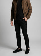 Men's Autumn Brushed Full Zip Jacket with Stand Collar