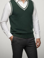 Men's Autumn Cable Knit Sleeveless Jumper Vest