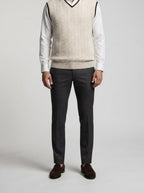 Men's Autumn Cable Knit Sleeveless Jumper Vest