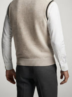 Men's Autumn Cable Knit Sleeveless Jumper Vest