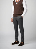 Men's Autumn Cable Knit Sleeveless Jumper Vest