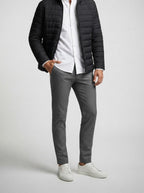 Men's Autumn Channel Quilted Zip-Up Jacket