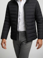 Men's Autumn Channel Quilted Zip-Up Jacket