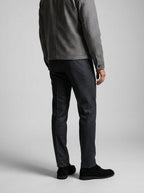 Men's Autumn Check Full Zip Jacket with Spread Collar