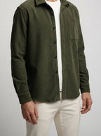 Men's Autumn Corduroy Long Sleeve Overshirt