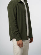 Men's Autumn Corduroy Long Sleeve Overshirt