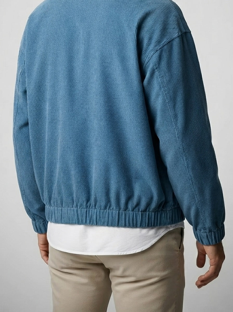 Men's Autumn Corduroy Zip-Up Jacket