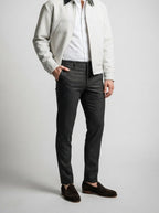 Men's Autumn Cotton Jacket with Contrast Collar