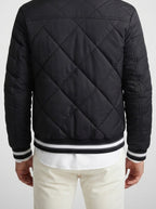 Men's Autumn Diamond Quilted Full Zip Jacket