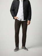 Men's Autumn Diamond Quilted Zip Front Bomber Jacket