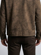 Men's Autumn Distressed Biker Jacket
