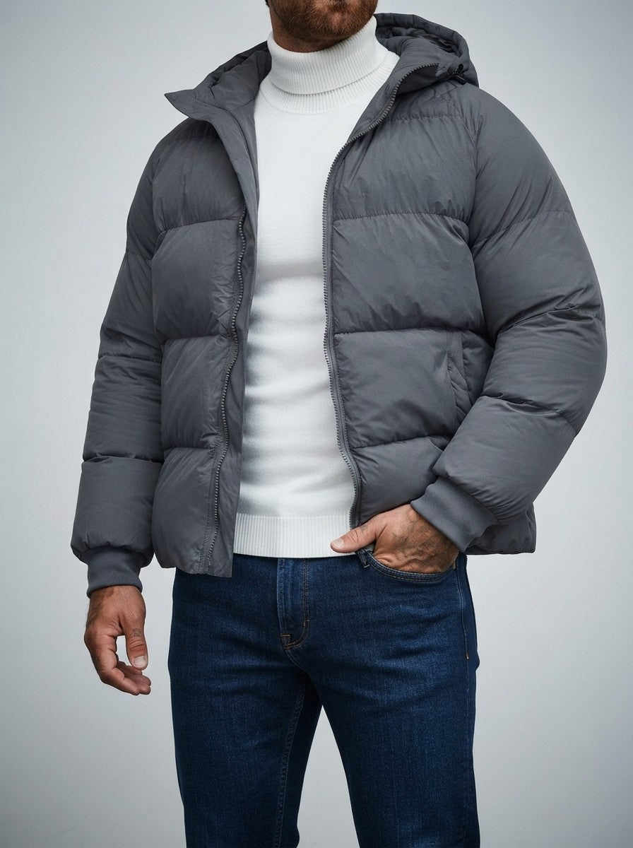 Men's Autumn Essential Hooded Puffer Jacket