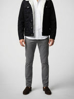 Men's Autumn Fleece Lined Denim Jacket