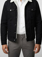 Men's Autumn Fleece Lined Denim Jacket