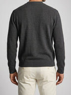 Men's Autumn Knit V-Neck Button Front Cardigan