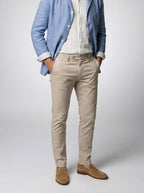Men's Autumn Linen Overshirt with Notch Lapels