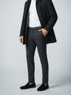 Men's Autumn Padded Jacket with Point Collar