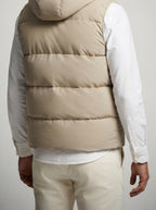 Men's Autumn Padded Quilted Hooded Gilet