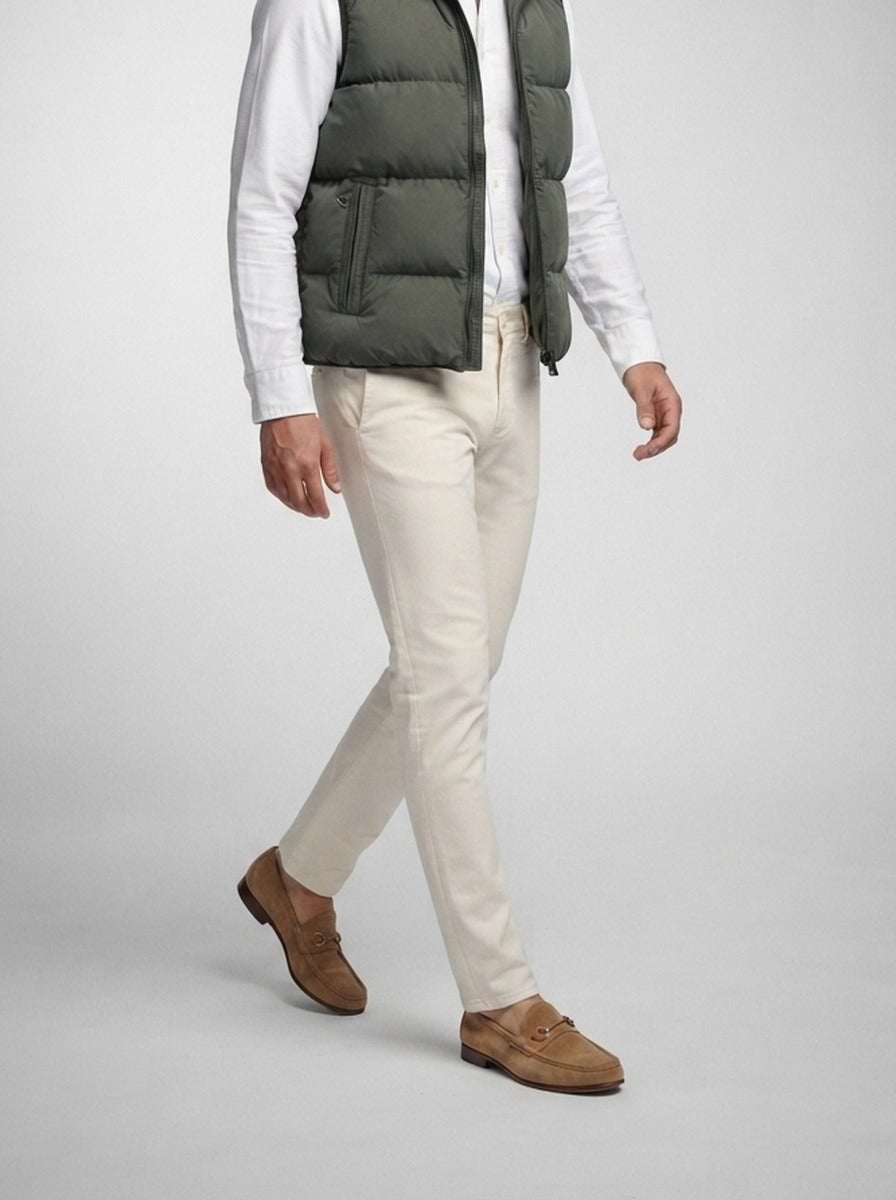Men's Autumn Padded Quilted Hooded Gilet
