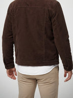 Men's Autumn Pile Collar Corduroy Trucker Jacket