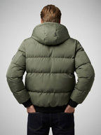 Men's Autumn Quilted Puffer Jacket with Removable Hood
