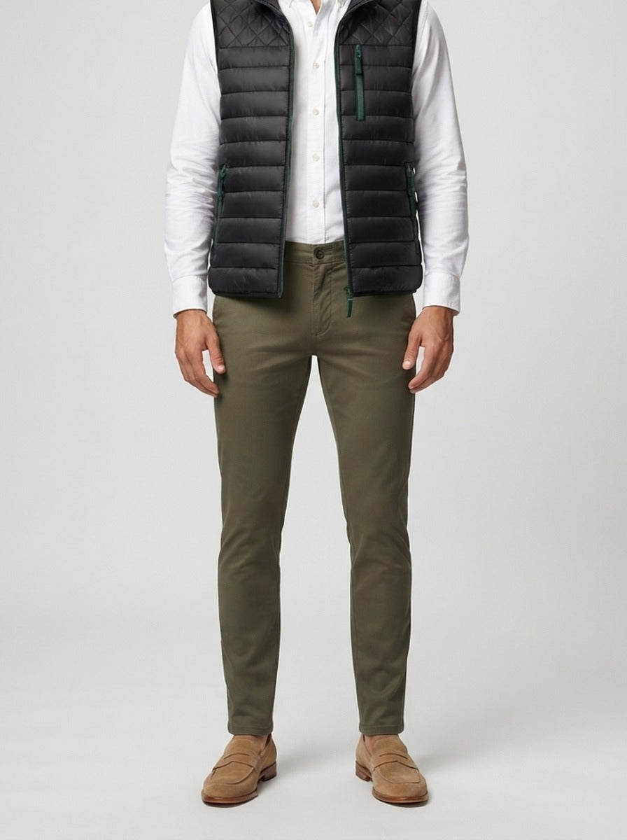 Men's Autumn Quilted Stand Collar Padded Gilet