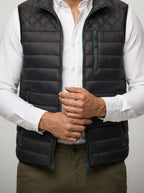 Men's Autumn Quilted Stand Collar Padded Gilet