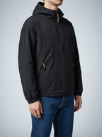 Men's Autumn Relaxed Fit Hooded Windproof Jacket with Zip Pockets