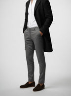 Men's Autumn Single Breasted Notch Lapel Overcoat
