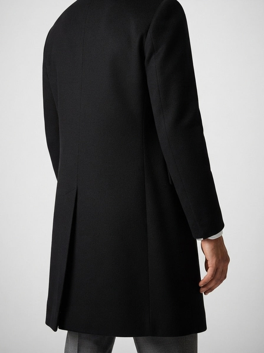 Men's Autumn Single Breasted Notch Lapel Overcoat