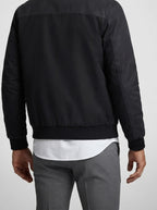 Men's Autumn Suede Zip-Up Bomber Jacket