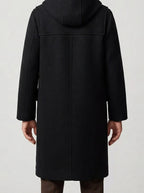 Men's Autumn Twill Hooded Toggle Duffle Coat