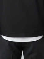 Men's Autumn Twill Zip Front Bomber Jacket