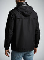 Men's Autumn Waterproof Rain Jacket with Snap Storm Flap