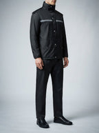 Men's Autumn Waterproof Rain Suit with Reflective Strips | Jacket and Trousers Set