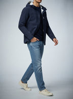 Men's Autumn Waterproof Shell Rain Jacket with Toggle Hood