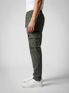 Men's Casual Cargo Joggers with Zip Pocket