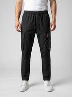 Men's Casual Cargo Joggers with Zip Pocket