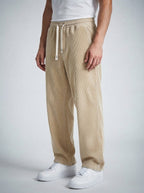 Men's Casual Corduroy Sweatpants with Drawstring Waist