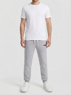 Men's Casual Fleece Joggers with Elasticated Drawstring Waist