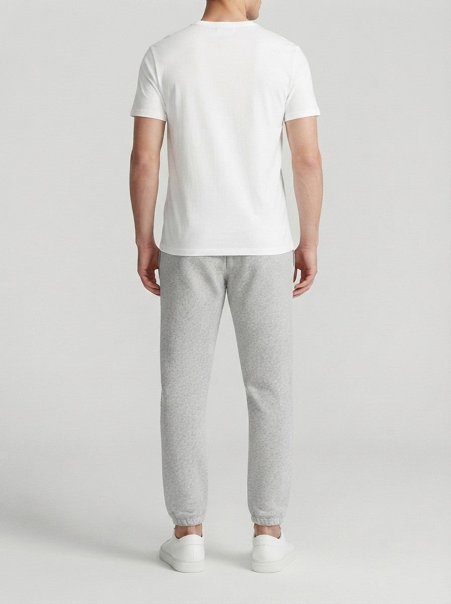 Men's Casual Fleece Joggers with Elasticated Drawstring Waist