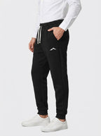 Men's Casual Fleece Joggers with Elasticated Drawstring Waist
