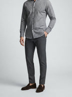 Men's Casual Slim Fit Check Cotton Shirt