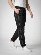 Men's Casual Track Pants with Drawstring Ankle Cuff