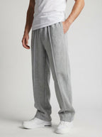 Men's Casual Wide Leg Sweatpants with Elasticated Waist